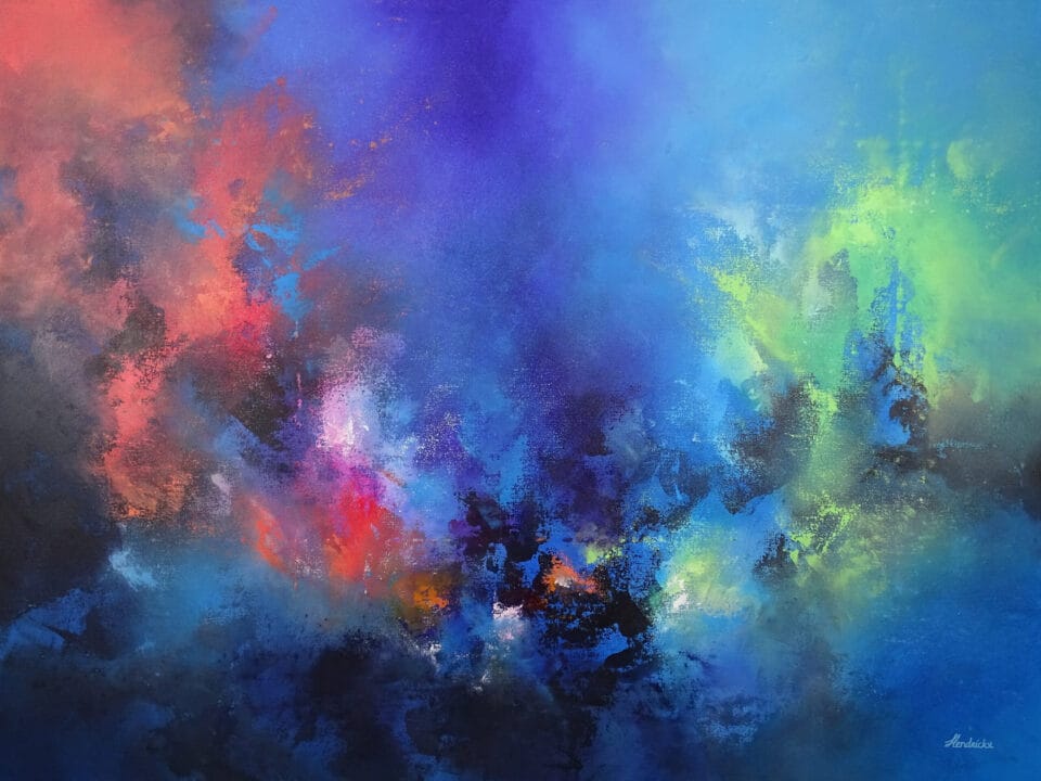 Large Modern Painting - Synchronicity