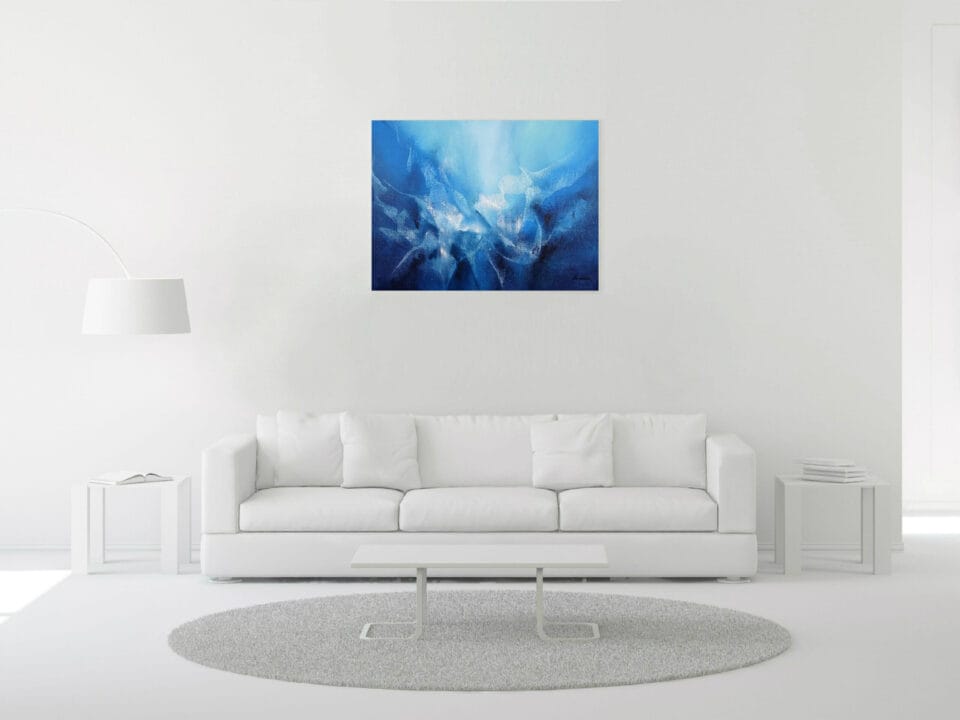 Abstract Underwater Painting - Kaia