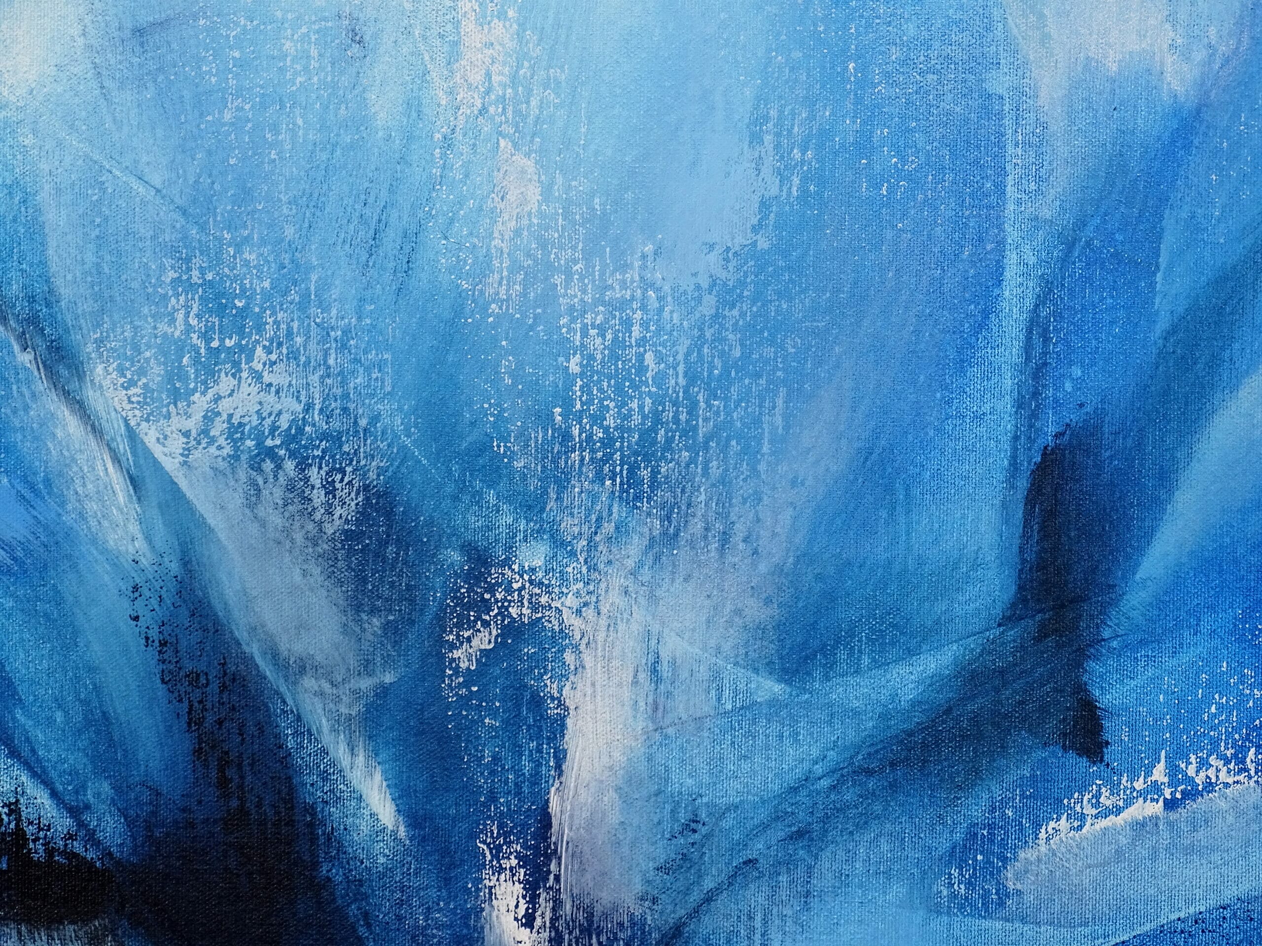 Ragnarok - ARTbyJESSY.com - Blue Modern Painting - Ragnarok