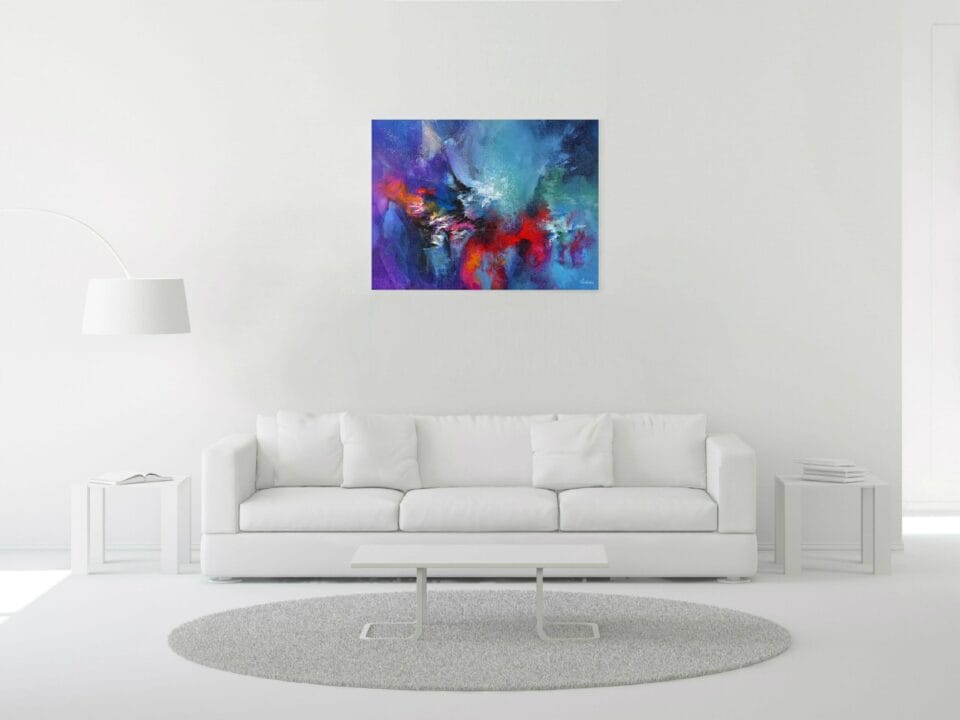 Colorful Abstract Painting - Shangri-La