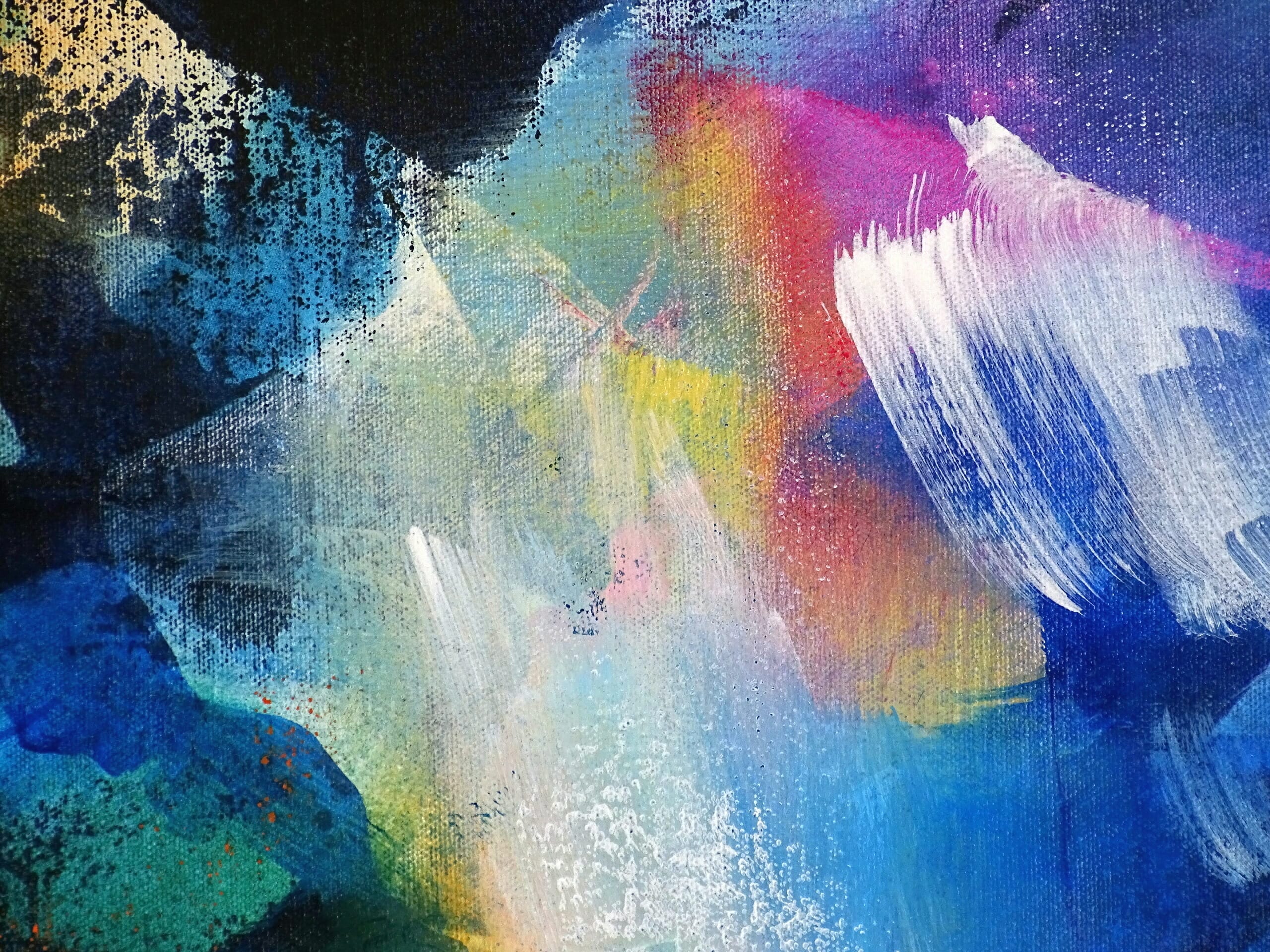 アクリル画　抽象画 アクリル画　抽象画